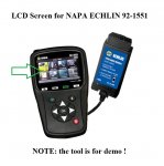 LCD Screen Display Replacement for NAPA ECHLIN 92-1551 TPMS TOOL